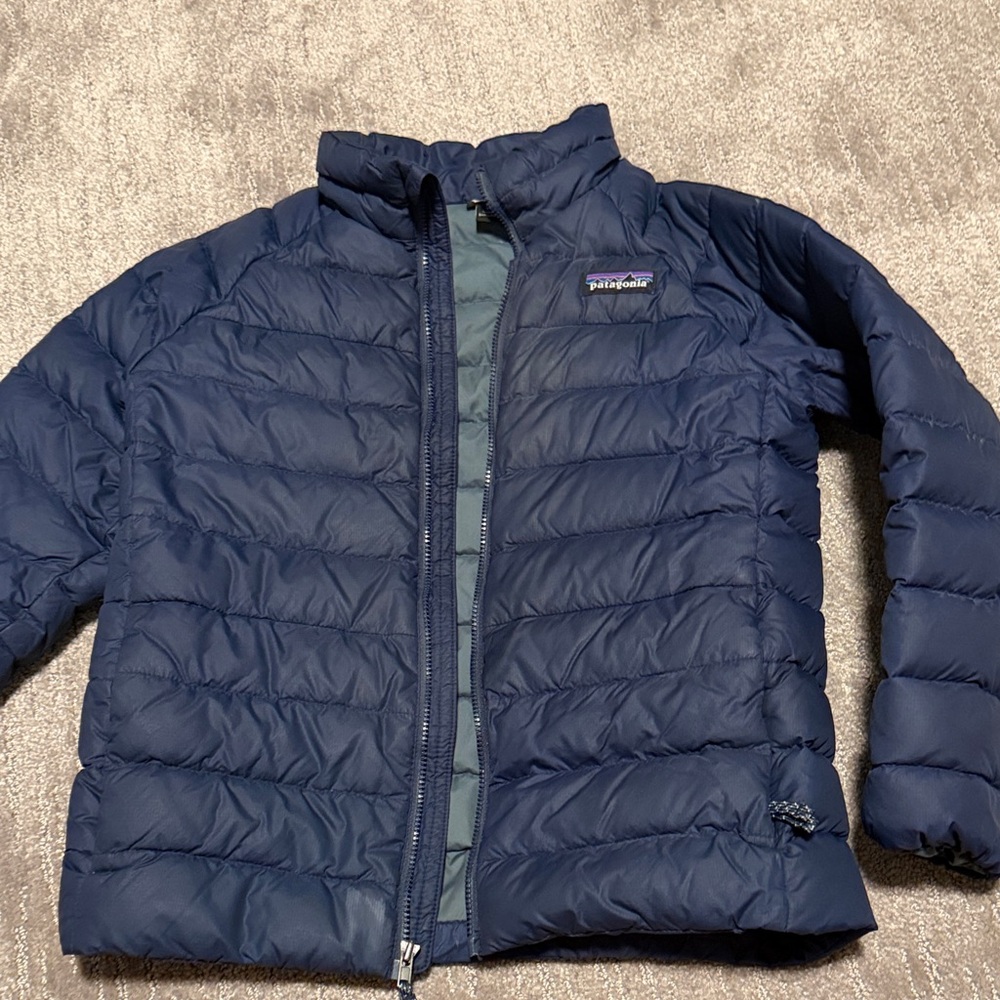 Patagonia Kids Dark Blue Puffer Jacket